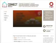 Tablet Screenshot of connectassist.com.au